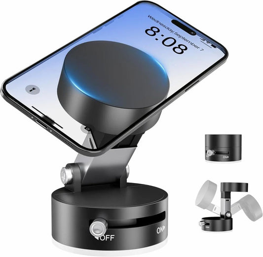MEGNET Magnetic Phone Holder for Car 360 Rotatable Suction Cup Phone Mount